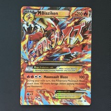 Pokémon TCG M Blaziken EX XY86 Black Star Promo Holo Full Art Jumbo Card on eBay