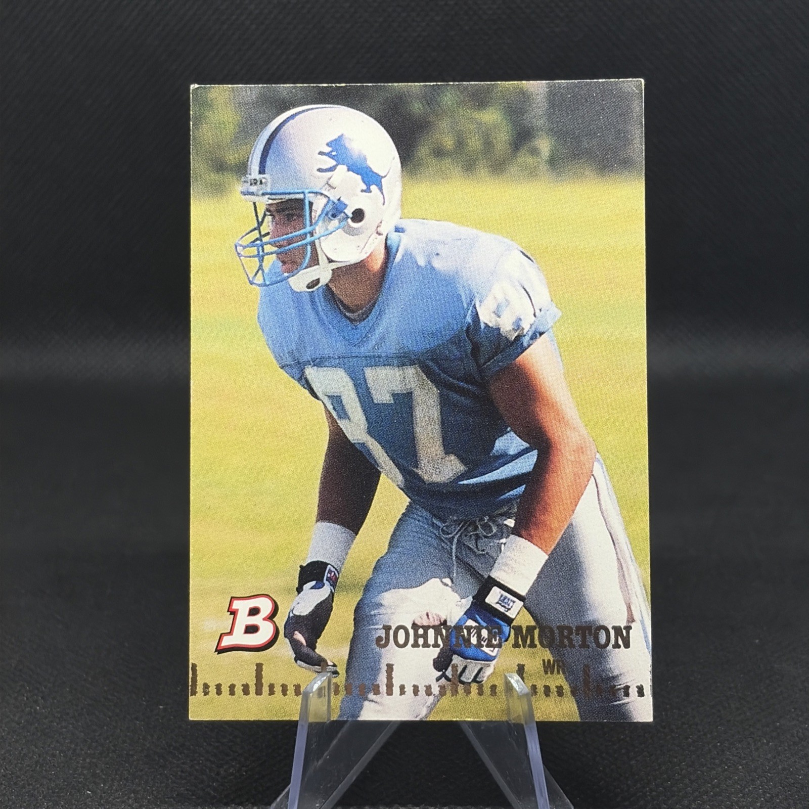 Johnnie Morton #19 Football Cards 1994 Bowman trading card — raw and PSA graded price guide