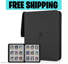Trading Card Binder, Premium 9 Pocket 720 Double Sided Pocket Collection Binder