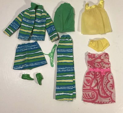 #ad Vintage Barbie RARE Sears Exclusive FASHION BOUQUET# 1511 Striped Mod $385.00