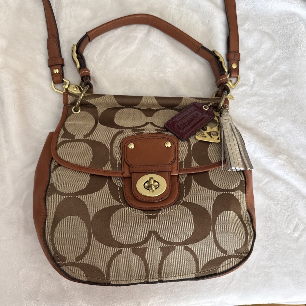 Coach Signature Willis Crossbody Bag 70th Anniversary Limited Turn