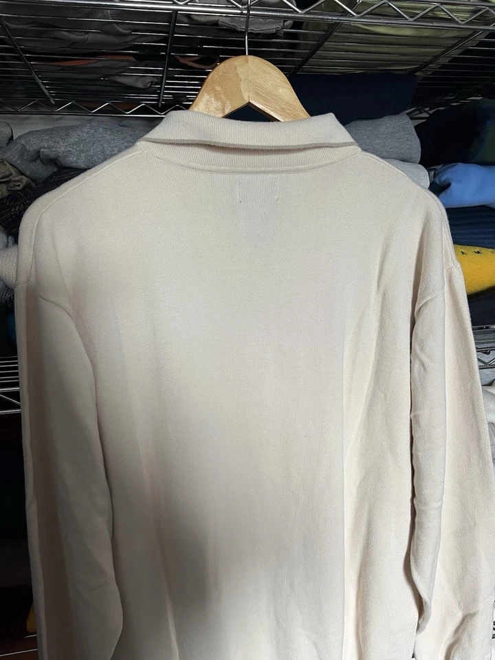 Винтажный пуловер 2002 Ping Collection US Open Championship для гольфа кремовый размер XL - Изображение 4 из 4