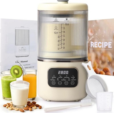 58oz Nut Milk Maker Machine 10 in 1 Automatic Nut Milk Maker with 20 Blades READ