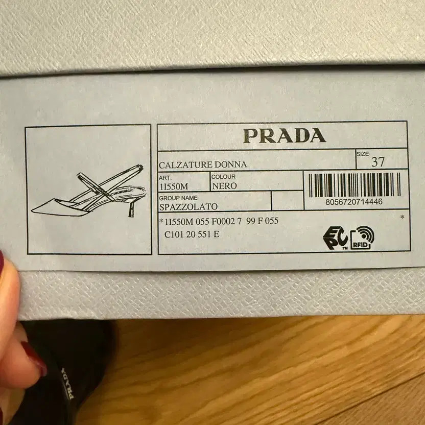 Prada Slingback Shoes Size 37 - Excellent Condition thumbnail 8