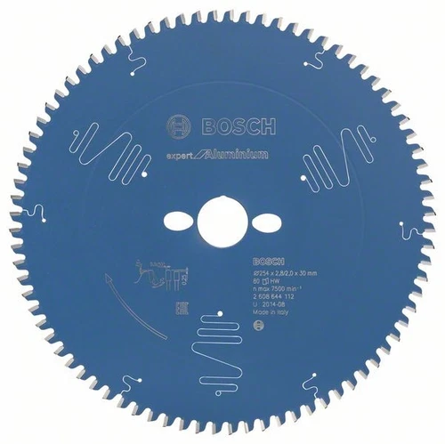Bosch Kreissägeblatt Expert for Aluminium, 254 x 30 x 2,8 mm, 80