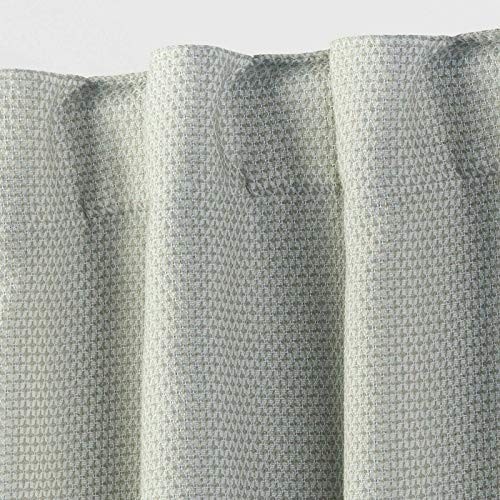 1pc 50x84 Darkening Small Check Window Curtain Panel Gray Threshold 2290₽