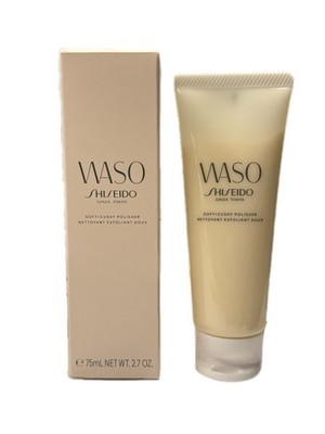 NEU Shiseido Waso Soft Cushy Polisher Hautpeeling Gesicht Cremig 2,7 oz