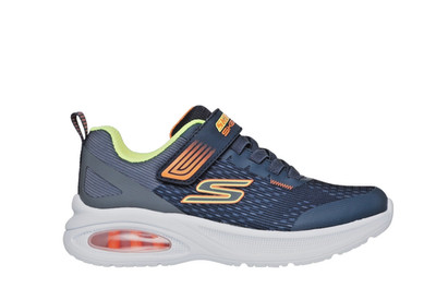 Skechers Microspec Max Advance Jungen Sneaker in Navy & Anthrazit