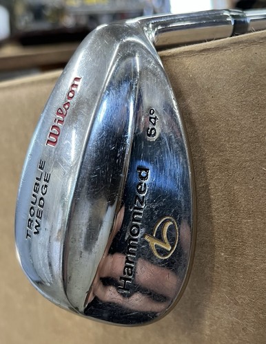 WILSON - Harmonized PITCHING 50* & Trouble 64* Wedge Lot x2 * 35" All Original - Picture 12 of 24