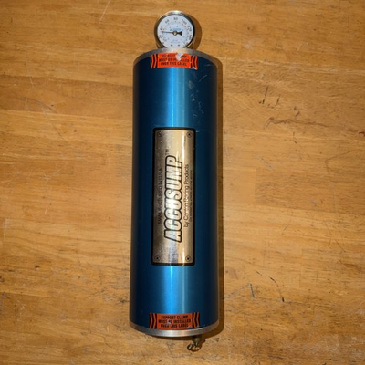 #ad Canton 24 026 Accusump Oil Accumulator 2 Qt No Valve Pre Owned Pressure Ga. INOP $99.97