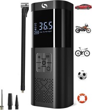 150PSI Tire Inflator Portable Air Compressor Intelligent Cordless Car Air Pump