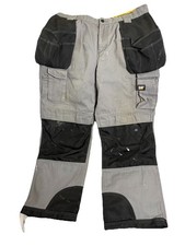 Caterpillar Work Pants Men's CAT Trademark Holster Cargo Tool Pockets 36x30