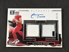 2023 PANINI IMPECCABLE CLAYTON TUNE #6 ROOKIE DUAL PATCH AUTO 62/75 CARDINALS RC