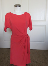 Ann Taylor Women’s  Orange Short Sleeve Dress Size Med