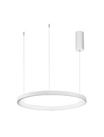 Nova Luce Pendelleuchte Pertino Weiß HöHenverstellbar Dimmbar 48W 2700K IP20