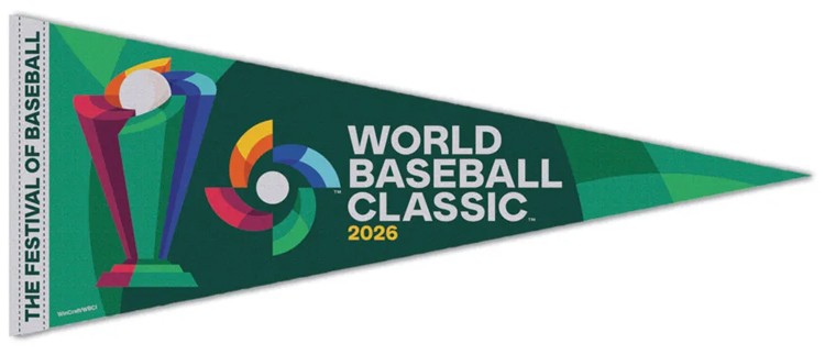 WORLD BASEBALL CLASSIC WBC 2026 Official Premium Felt Event 12x30