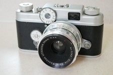 Argus C4 Geiss Modified 35mm Camera with Lithagon 35mm F4.5 Lens Serviced Nice 