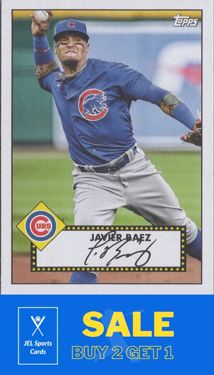 2021 Topps #T52-4 Javier Baez 1952 Topps Redux | eBay