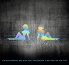 Pair of Sexy Mud Flap Girls Vinyl Decal Trucker Sticker Rainbow Holographic