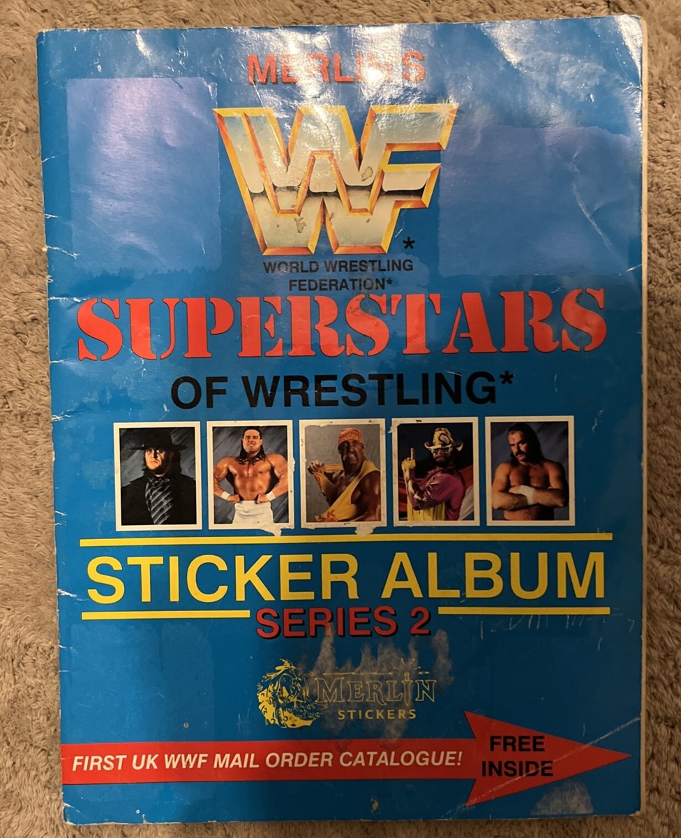 WWF Merlin's Wrestling Sticker Album series 2 Part Complete | eBay UK
