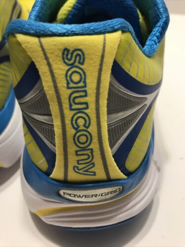 Saucony Kinvara 4 Women's Running Shoes (Size, 6.5 US) Yellow/Blue - Picture 4 of 15