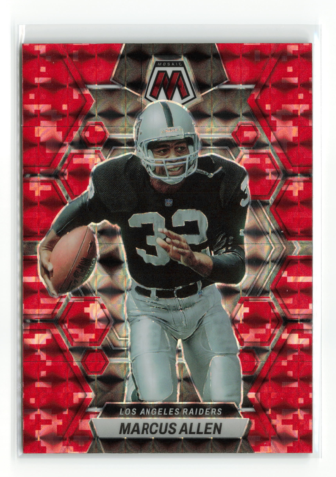 MARCUS ALLEN #124 2023 PANINI MOSAIC RAIDERS RED CAMO