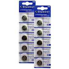 10 New Lithium Maganese Button Cell Battery 3V CR1616 CR 1616  Fast Shipping
