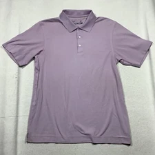 Cutter & Buck Polo Golf Shirt Men's Medium Purple CB Drytec Luxe