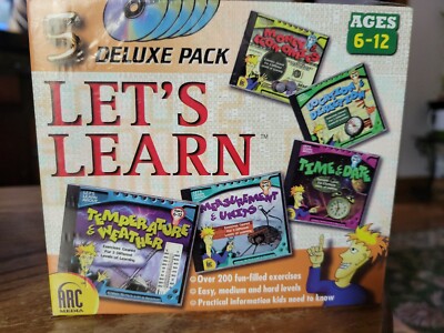 Let's Learn Deluxe 5 Pack Practical information kids need to know WINDOWS/MAC