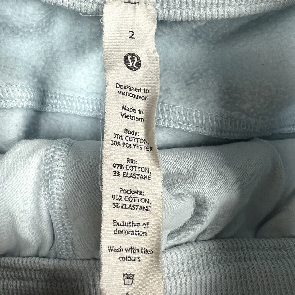 Lululemon Scuba Relaxed Fit High Rise Jogger Sweatpants Powder Blue