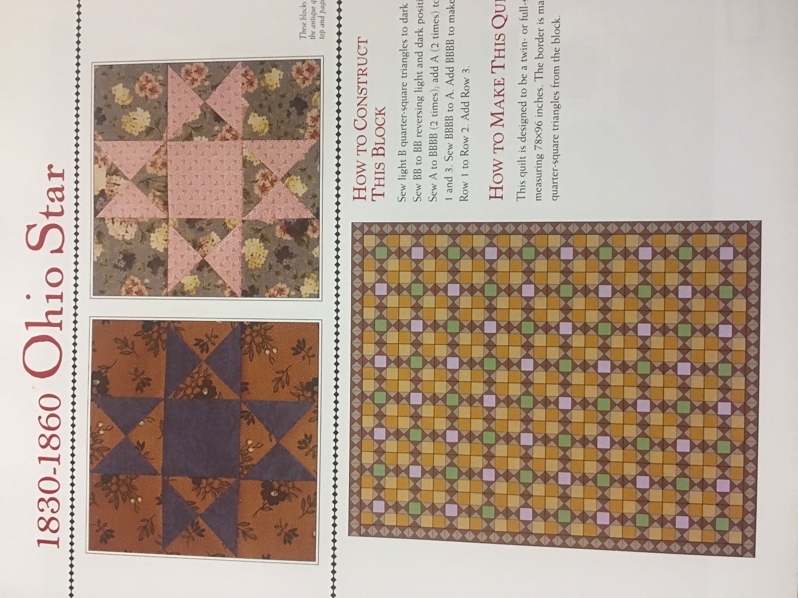 Better Homes and Gardens Grandma's Best FullSize Quilt Blocks eBay