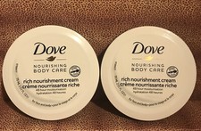 Set of 2 Dove Nourishing Body Care 48-Hour Rich Nourishment Cream 2.53oz Each