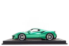 BBR Models 1:18 Ferrari 488 Pista Spider (Closed Roof) in Metallic Enzo Green