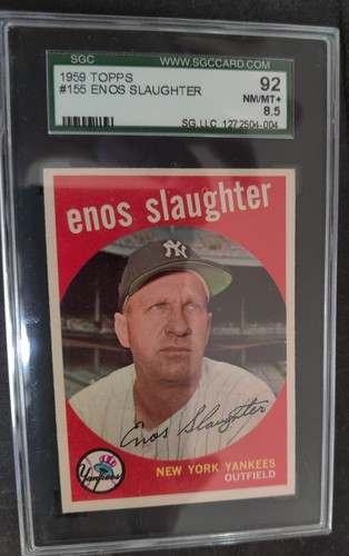 1959 Enos Slaughter #155