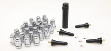 NEW Pro Comp 25-Piece 1/2-20 Lug Nut Kit Chrome w/ Valve Stems PXA11184