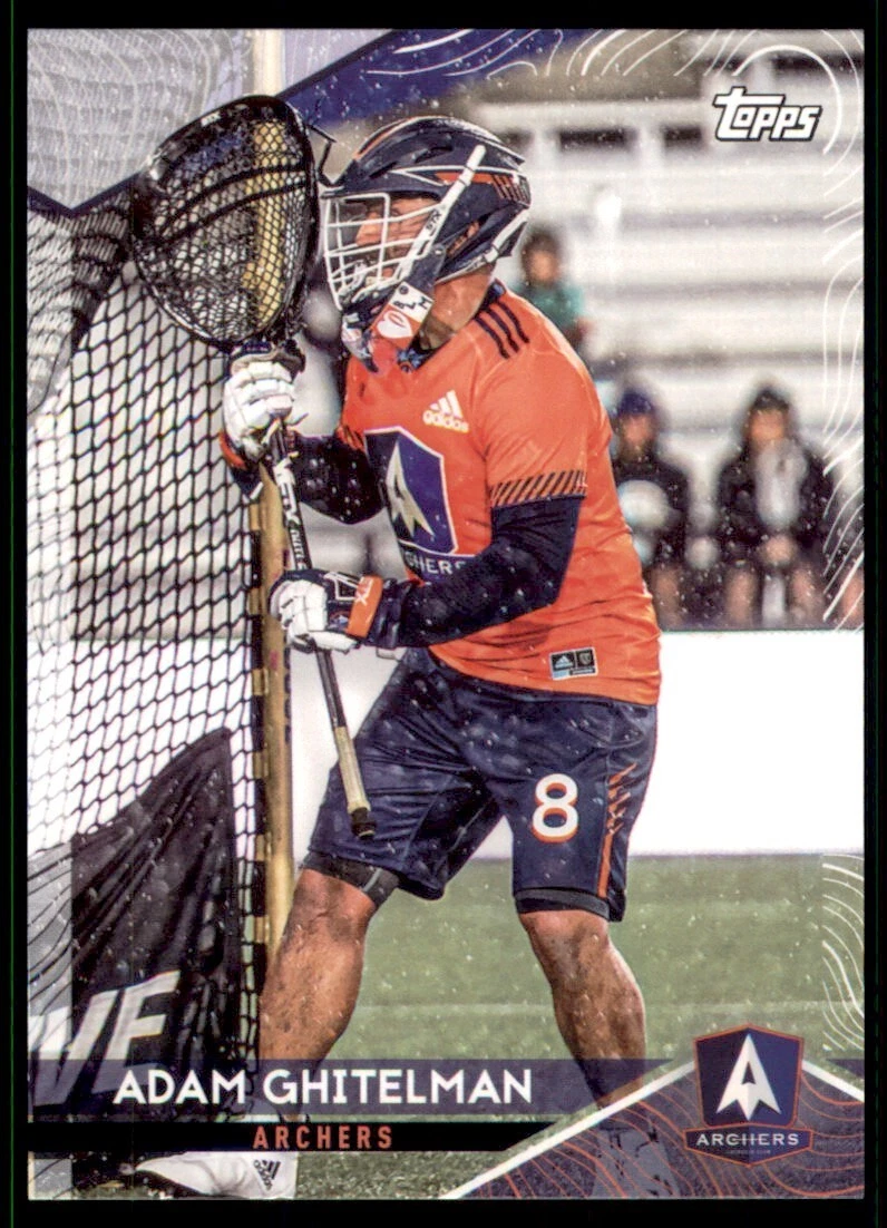 2022 Topps Premier Lacrosse League Base #154 Adam Ghitelman - Archers | eBay