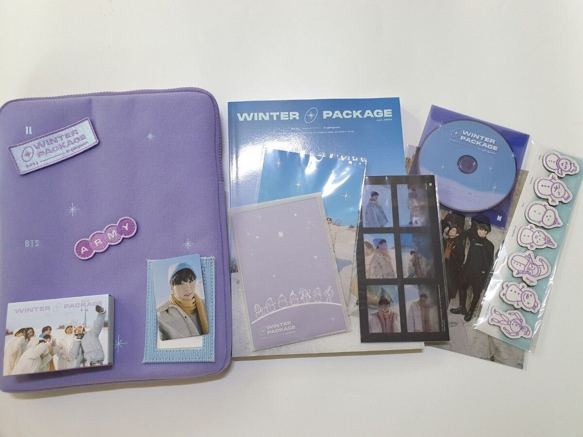 BTS Winter Package 2021 Yoongi SUGA Photo Card Film Photo K-POP