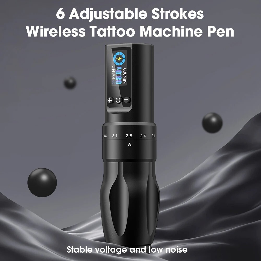 INKIN Soultats Wireless Cartridge Tattoo Machine Pen Tattoo Kits 6