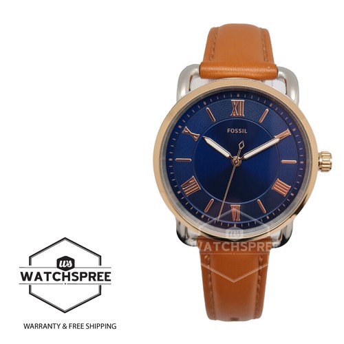 Hand Tan Leather Strap Watch ES4825 