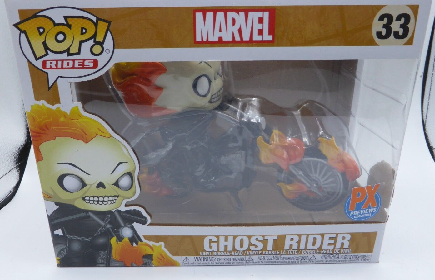 Funko Pop! Rides Marvel Ghost Rider #33 Px Previews Exclusive