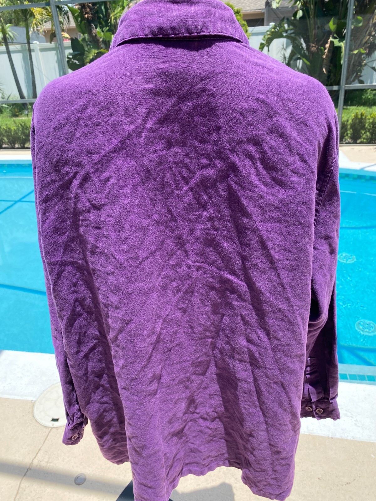 Bridgewater Studio Purple blouse Button Front Wom… - image 4