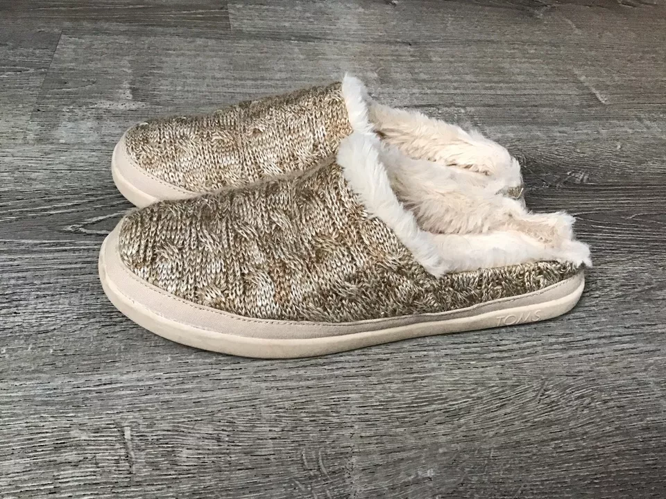 Zapatillas sin cordones forradas de piel sintética de salvia talla 10 TOMS para mujer 10018795 Foto 4 de 4