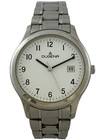 Herrenarmbanduhr Dresswatch Dugena Quartz Datum und Originalband, funktioniert