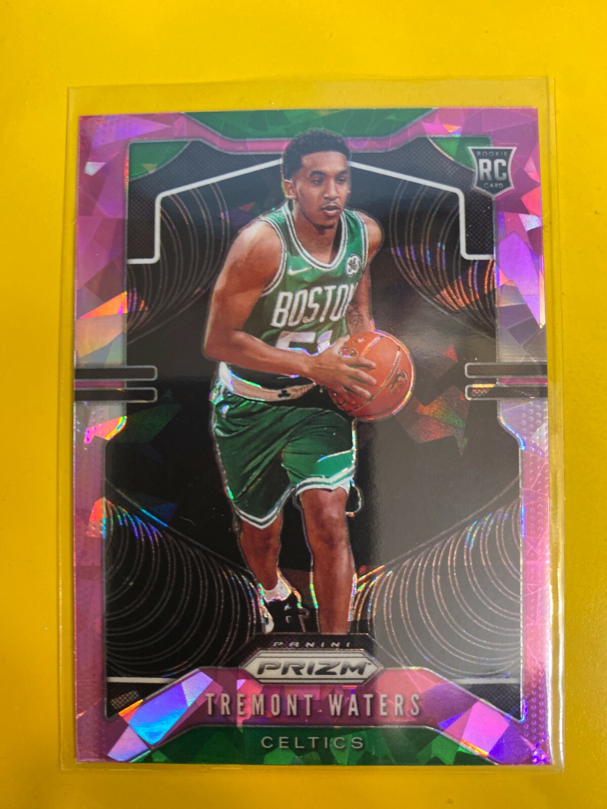 D60728 2019-20 Panini Prizm Prizms Pink Ice #286 Tremont Waters  ROOKIE