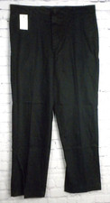 DOCKERS Men's Black Signature Khaki Classic Fit Chino Pants Size 34 x 30
