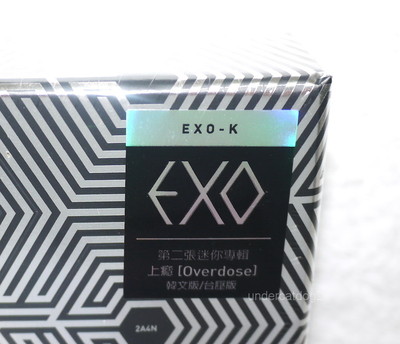 EXO-K Mini Album Vol. 2 Overdose Taiwan CD+Card+44P (Korean