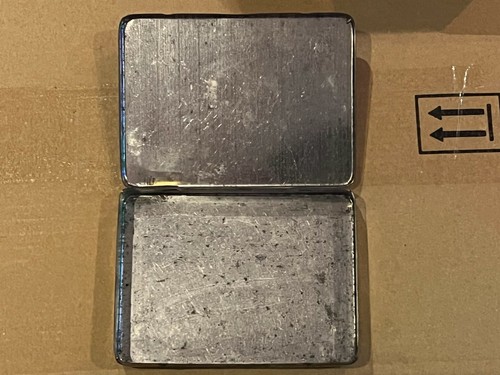 dose Blechdose Djet Secme Paris tabak tobacco box chewing Genuine Old tin can - Bild 7 von 8