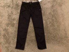 Quicksilver Straight Fit 10/25 Pants Kids Big Kids Black Flat Front Boys