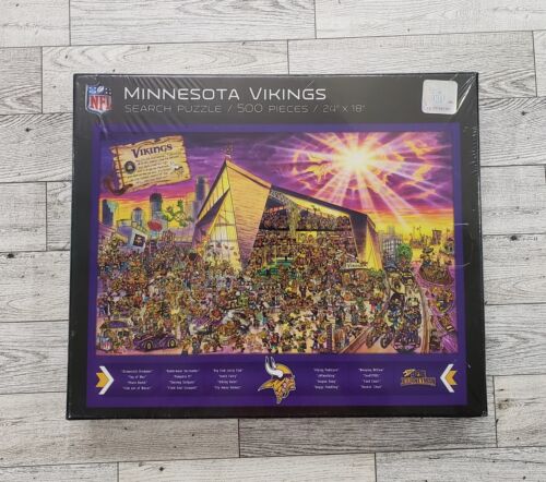 Minnesota Vikings  Find Joe Journeyman  500 Piece NFL Puzzle  You the Fan  NEW - Picture 1 of 6