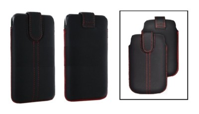 Housse Universelle Taille M Pour Nokia – étui Slim En Cuir écologique Scratch